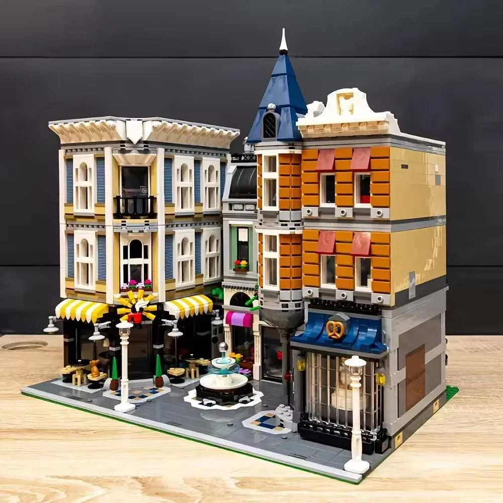 Creatoring Expert Brick Bank & Detective MOC – Street View Building Blocks