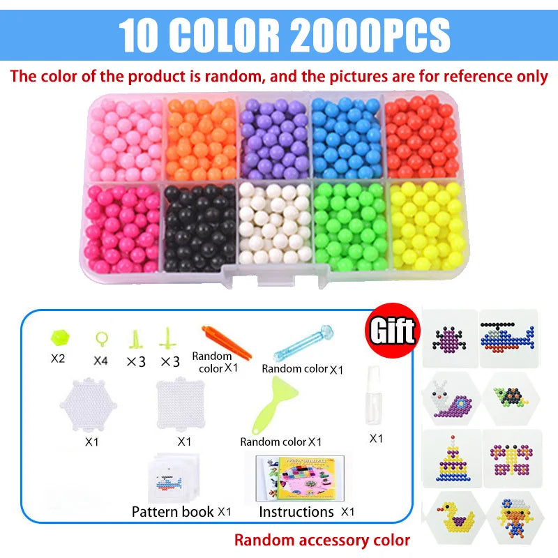 Magic Water Fuse Beads Set – DIY Craft & Sensory Toy Kit