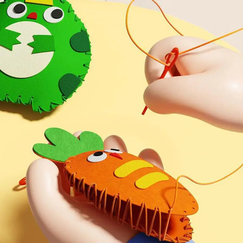 Children’s DIY Sewing Kit – Educational Felt Animal Craft Set