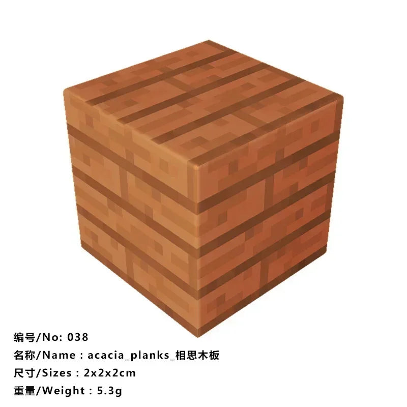 5pcs Magnetic Cube Blocks – Minecraft-Inspired Puzzle Toy Set