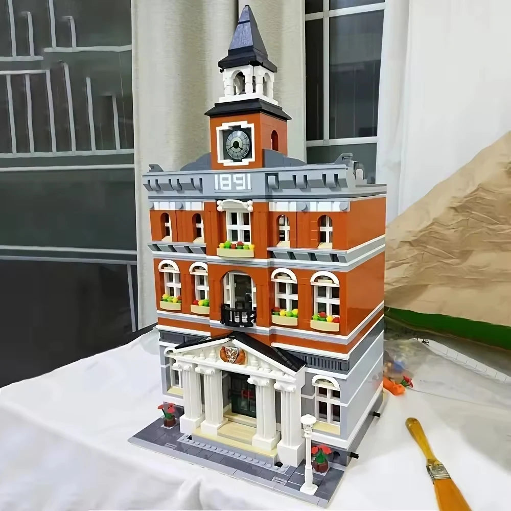 Creatoring Expert Brick Bank & Detective MOC – Street View Building Blocks