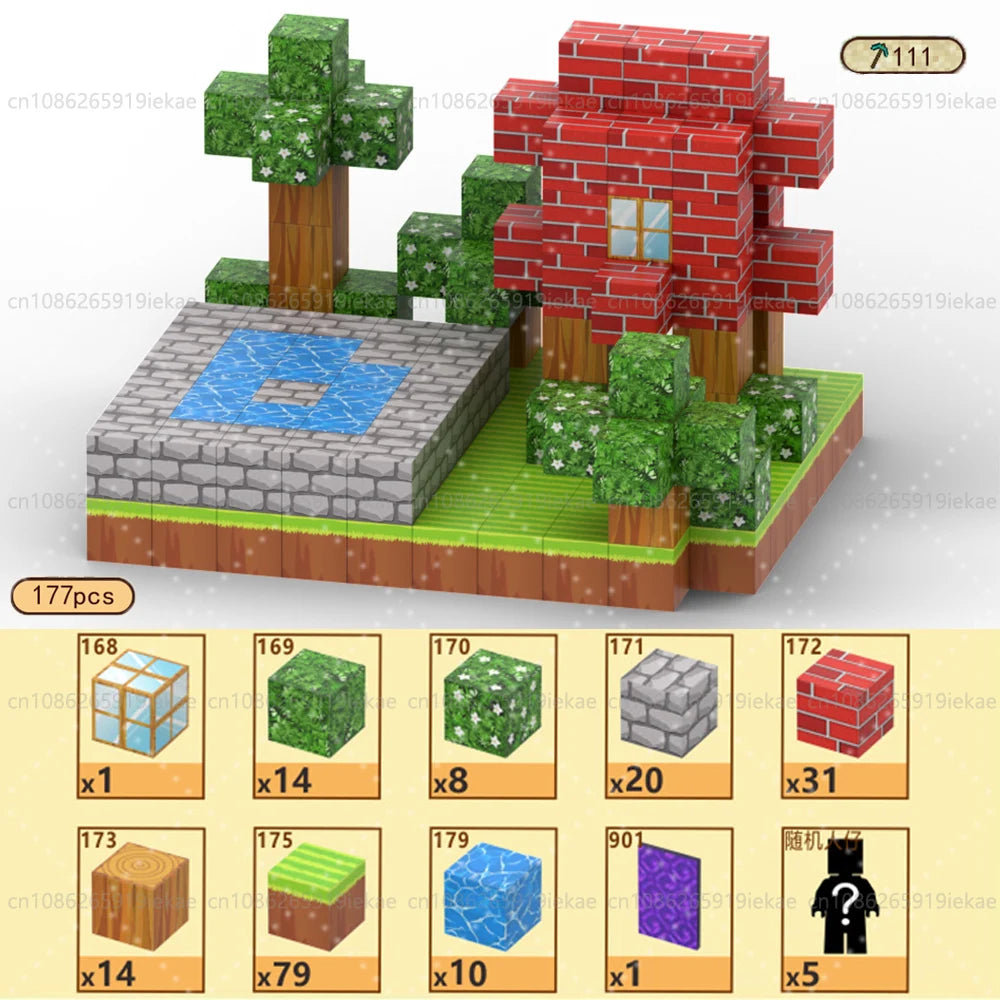 Magnetic Building Block Cube Set – STEM Toy for Kids 3+