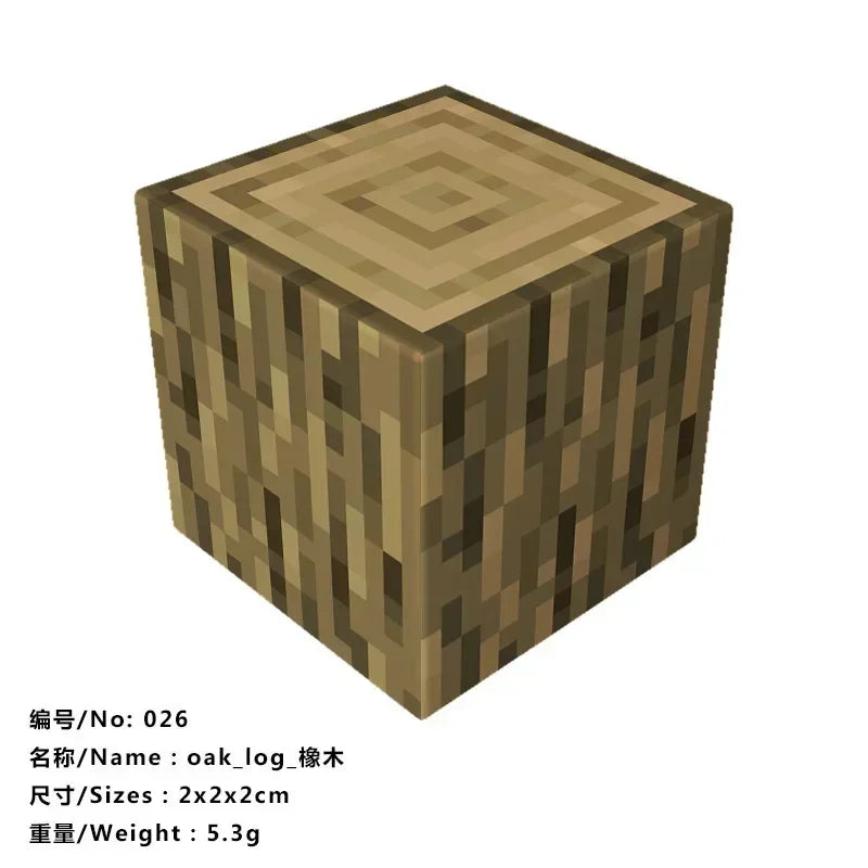 5pcs Magnetic Cube Blocks – Minecraft-Inspired Puzzle Toy Set