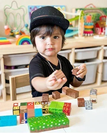 Magnetic Building Block Cube Set – STEM Toy for Kids 3+