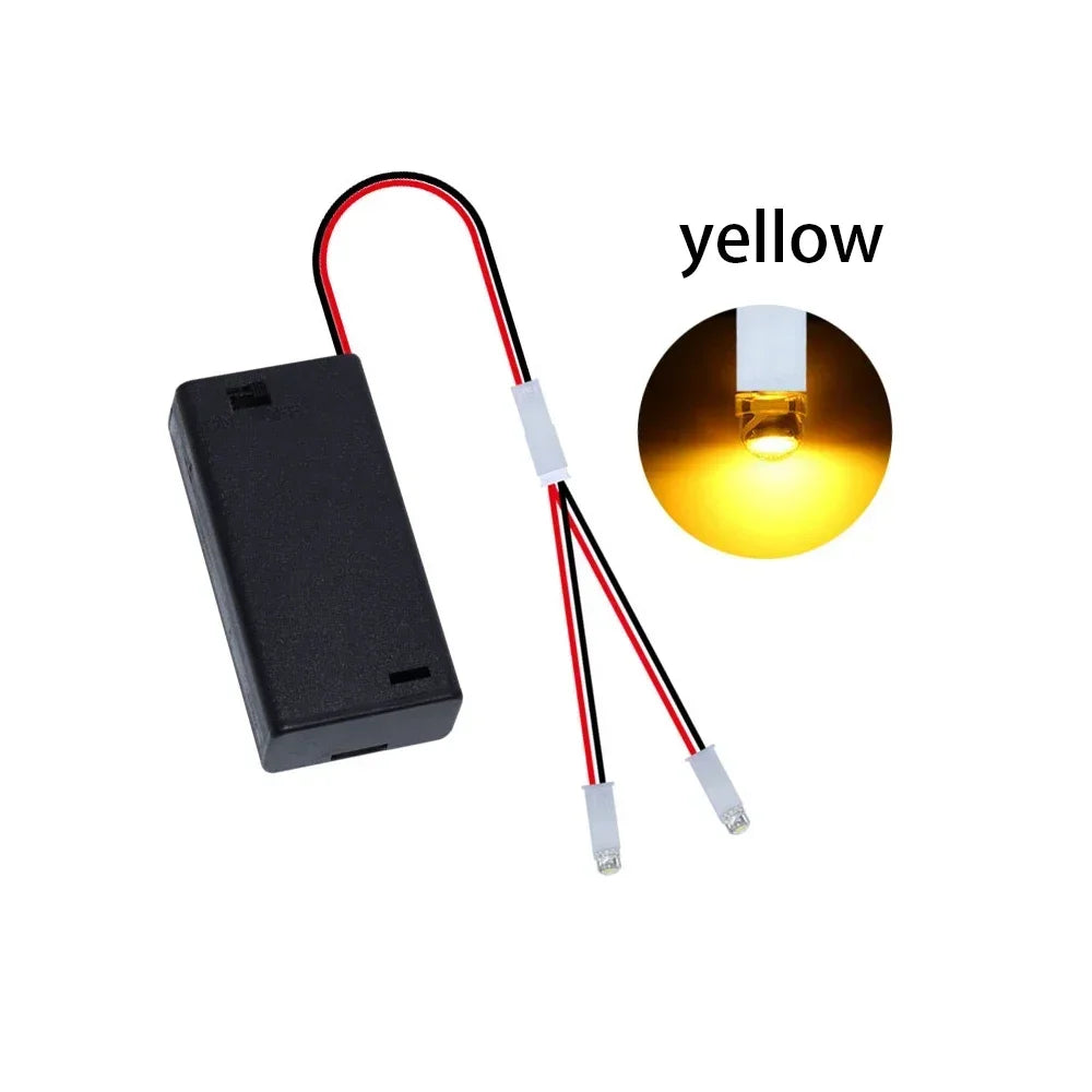 LED Mini Night Light – Battery-Powered DIY Model Lamp