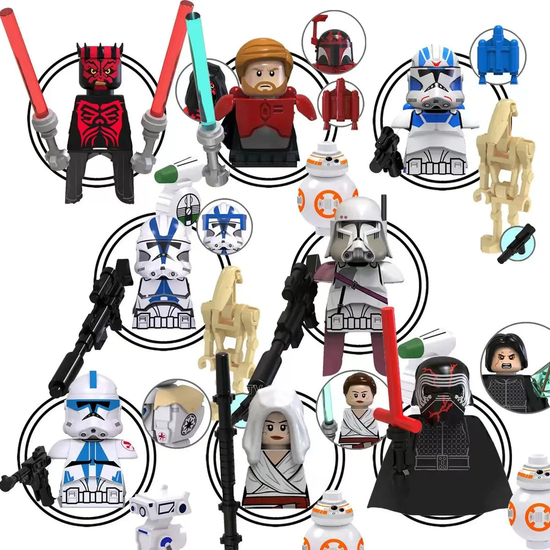SW Movie Soldier Mini Figures – Action Building Block Toy Set