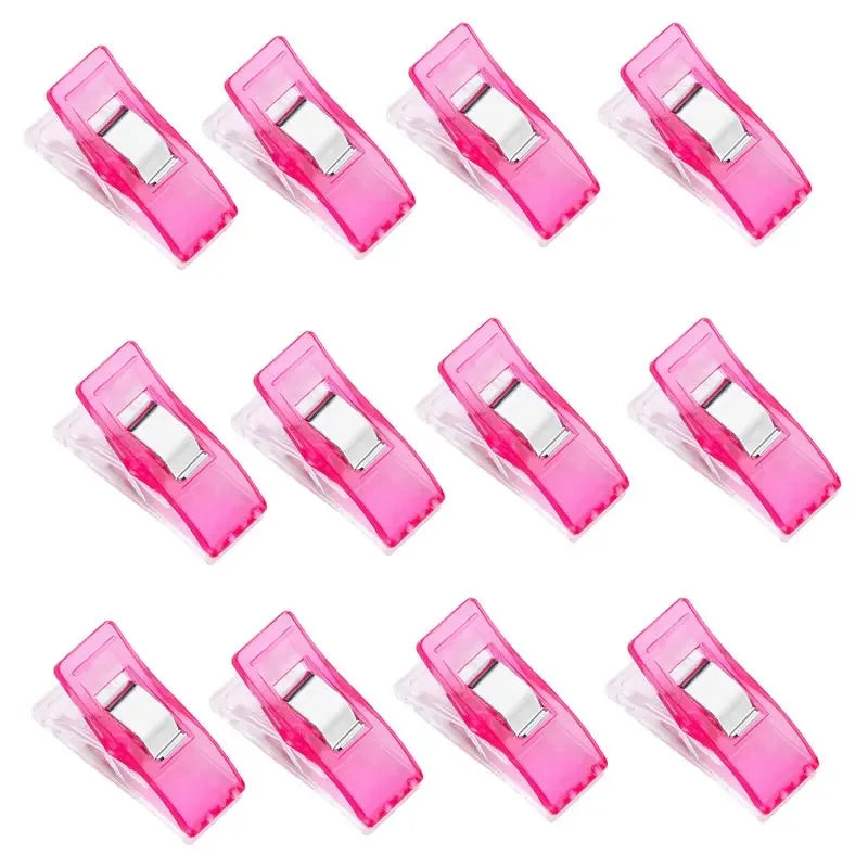 10-50pcs Multipurpose Sewing Clips – Plastic Craft & Quilting Clamps