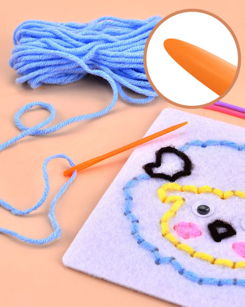 Children’s DIY Sewing Kit – Educational Felt Animal Craft Set
