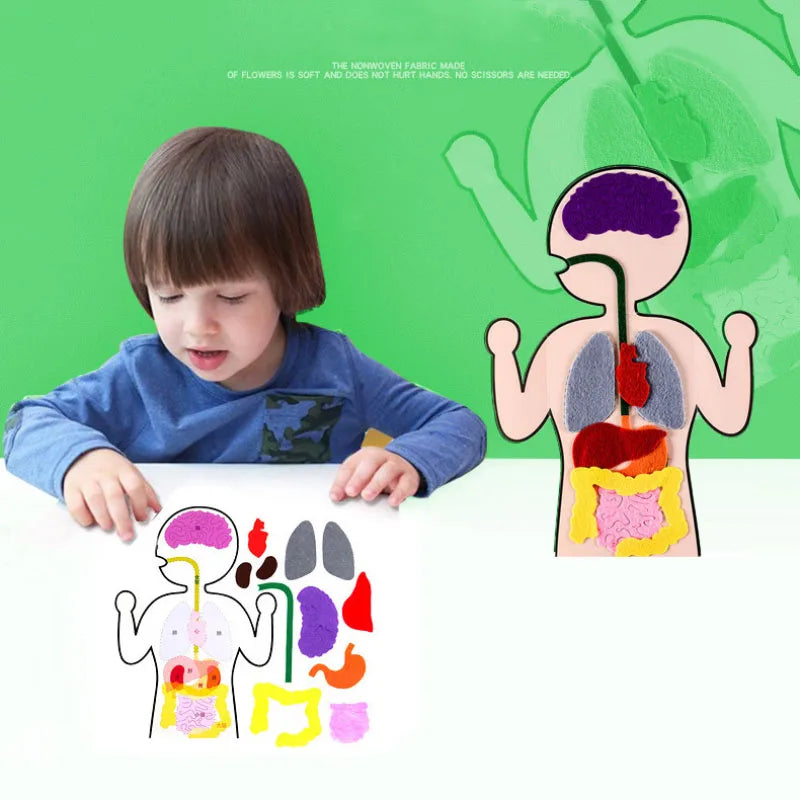 Children’s DIY Sewing Kit – Educational Felt Animal Craft Set