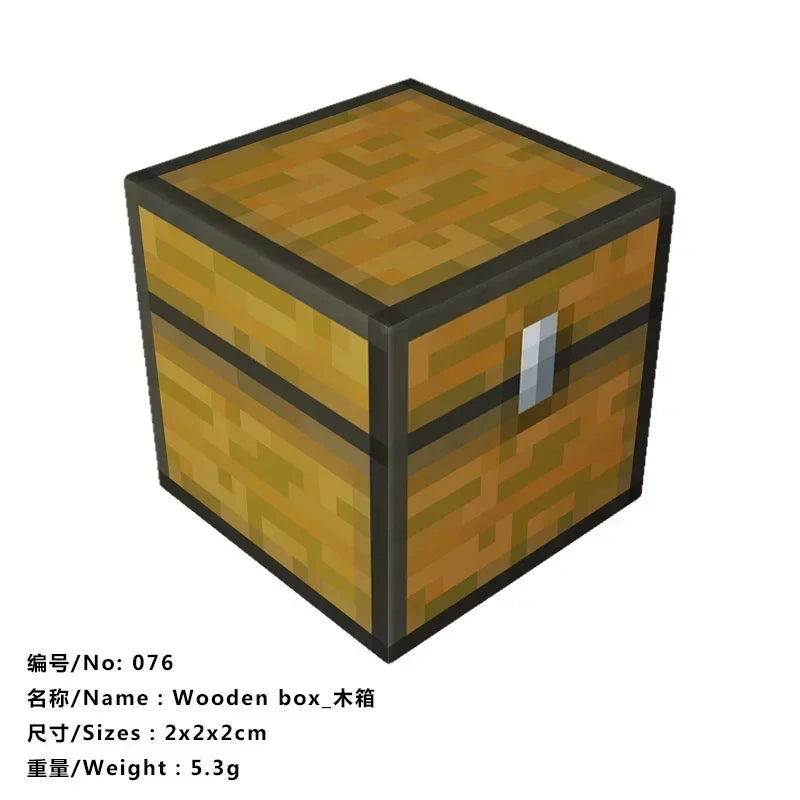 5pcs Magnetic Cube Blocks – Minecraft-Inspired Puzzle Toy Set
