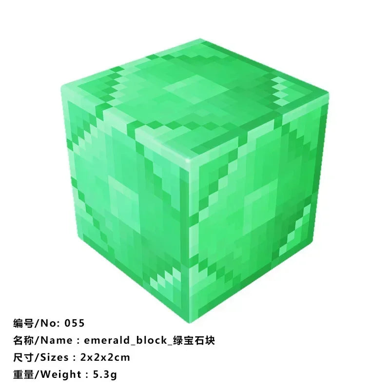 5pcs Magnetic Cube Blocks – Minecraft-Inspired Puzzle Toy Set