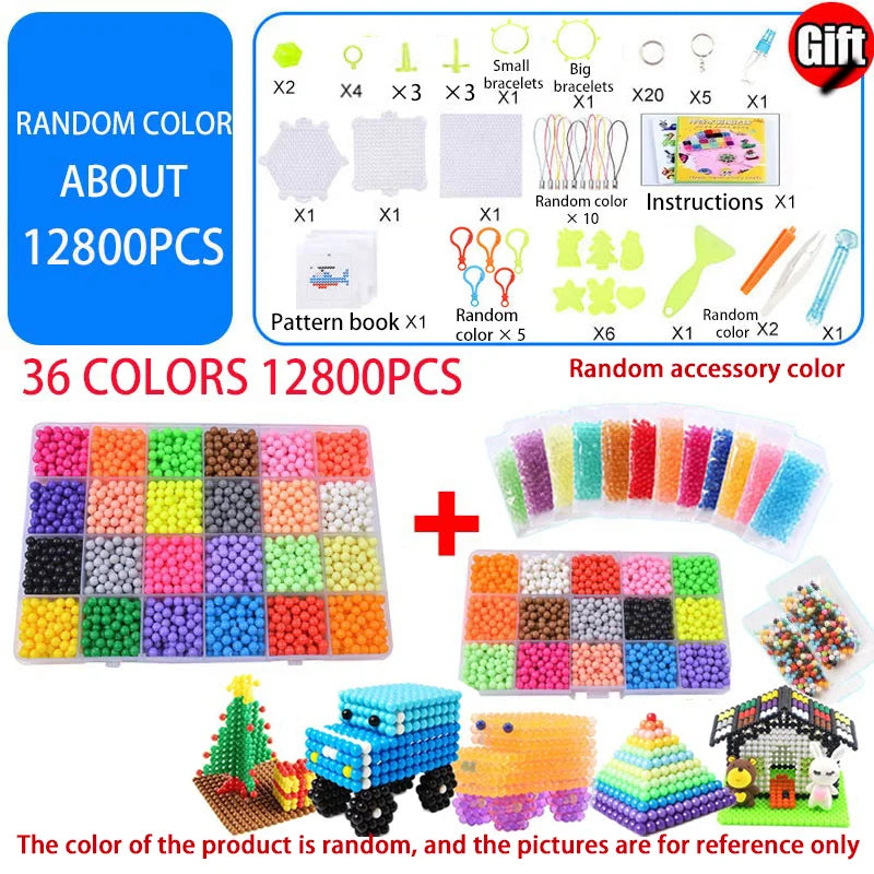 Magic Water Fuse Beads Set – DIY Craft & Sensory Toy Kit