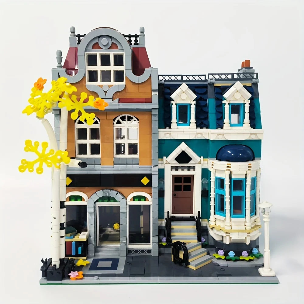 Creatoring Expert Brick Bank & Detective MOC – Street View Building Blocks