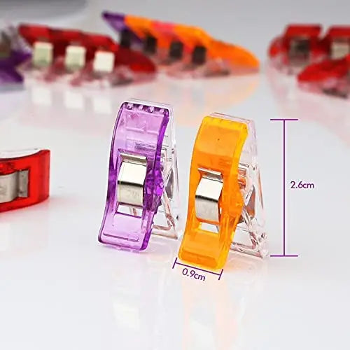 10-50pcs Multipurpose Sewing Clips – Plastic Craft & Quilting Clamps