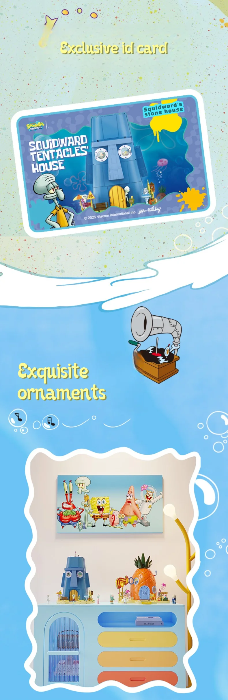 Krusty Krab Building Blocks – Cartoon Restaurant Model Set