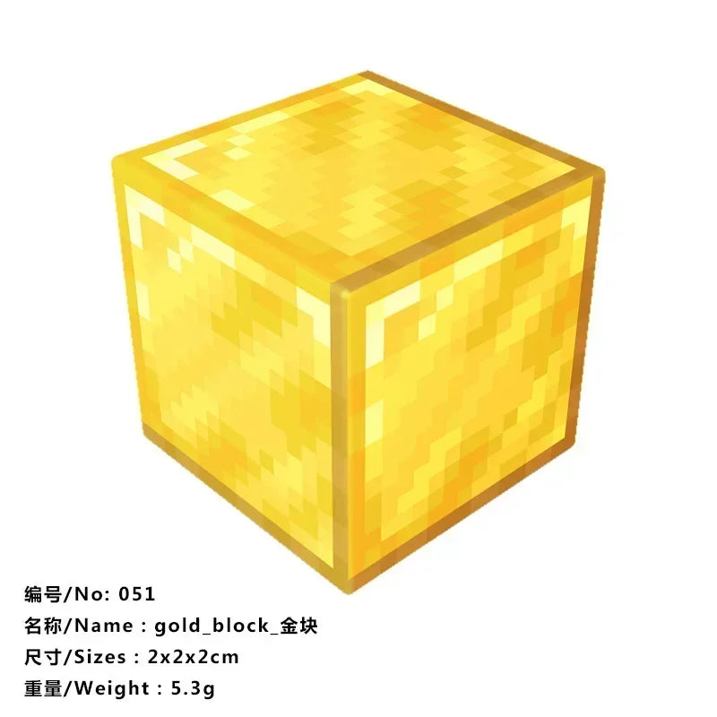 5pcs Magnetic Cube Blocks – Minecraft-Inspired Puzzle Toy Set