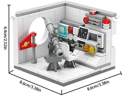 Mini City Street Snack Shop Blocks – Compatible Building Set
