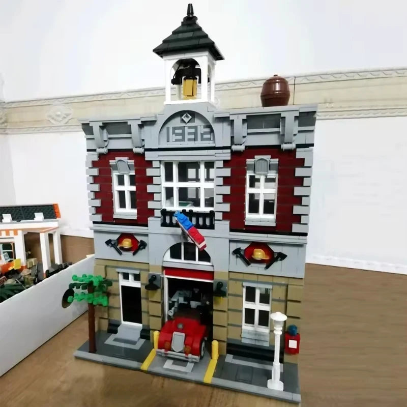 Creatoring Expert Brick Bank & Detective MOC – Street View Building Blocks