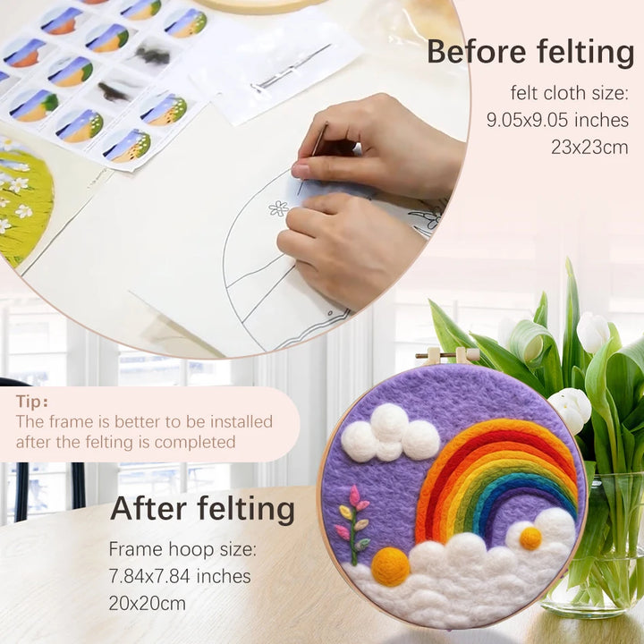 DIY Wool Felting Painting Ki