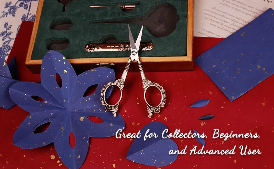 Vintage Sewing Kit – Retro Scissors & Needle Set