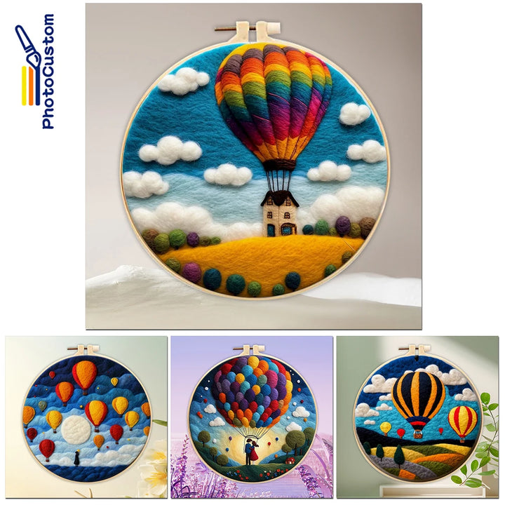 DIY Wool Felting Painting Ki