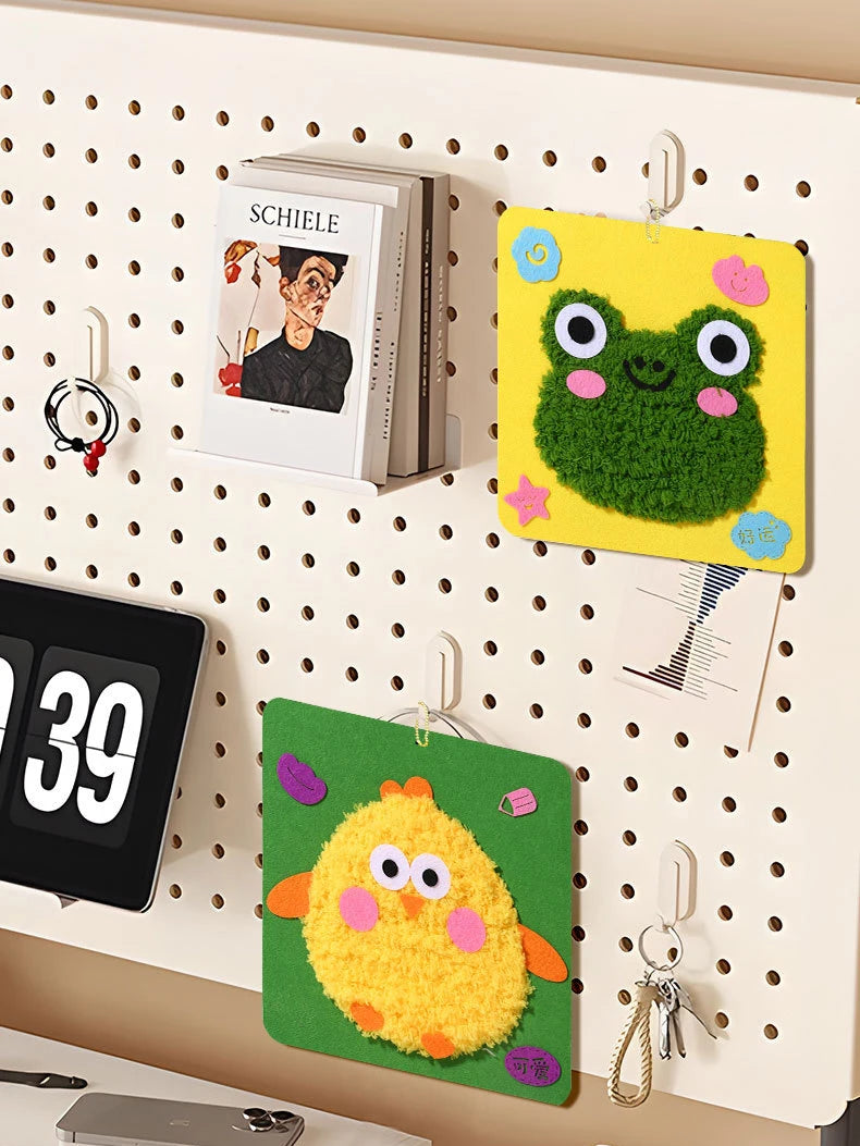 Cartoon Animal Punch Needle Kit – Beginner DIY Embroidery Set