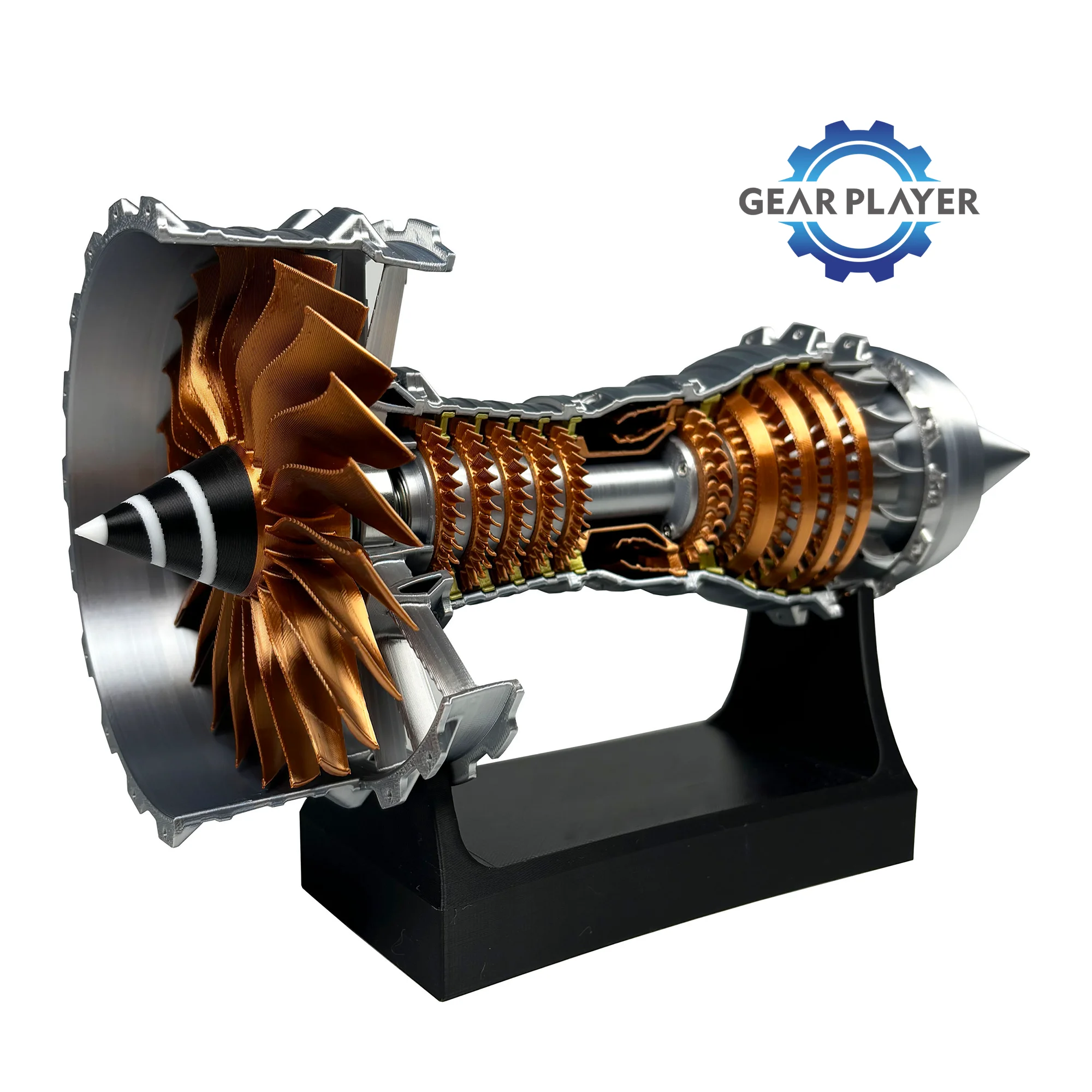 Turbofan Engine DIY Model – Educational Mechanical Aircraft Kit