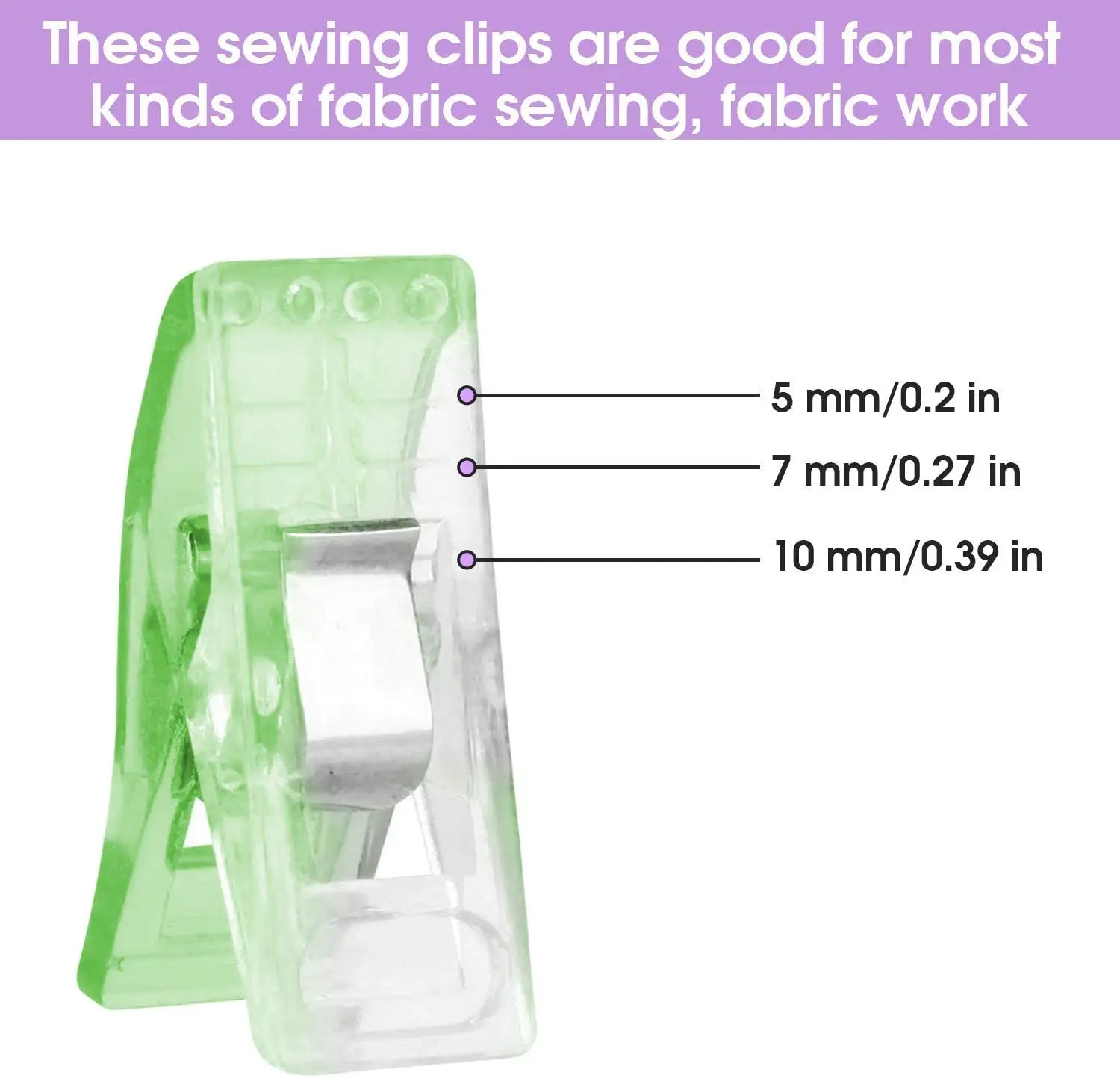 10-50pcs Multipurpose Sewing Clips – Plastic Craft & Quilting Clamps