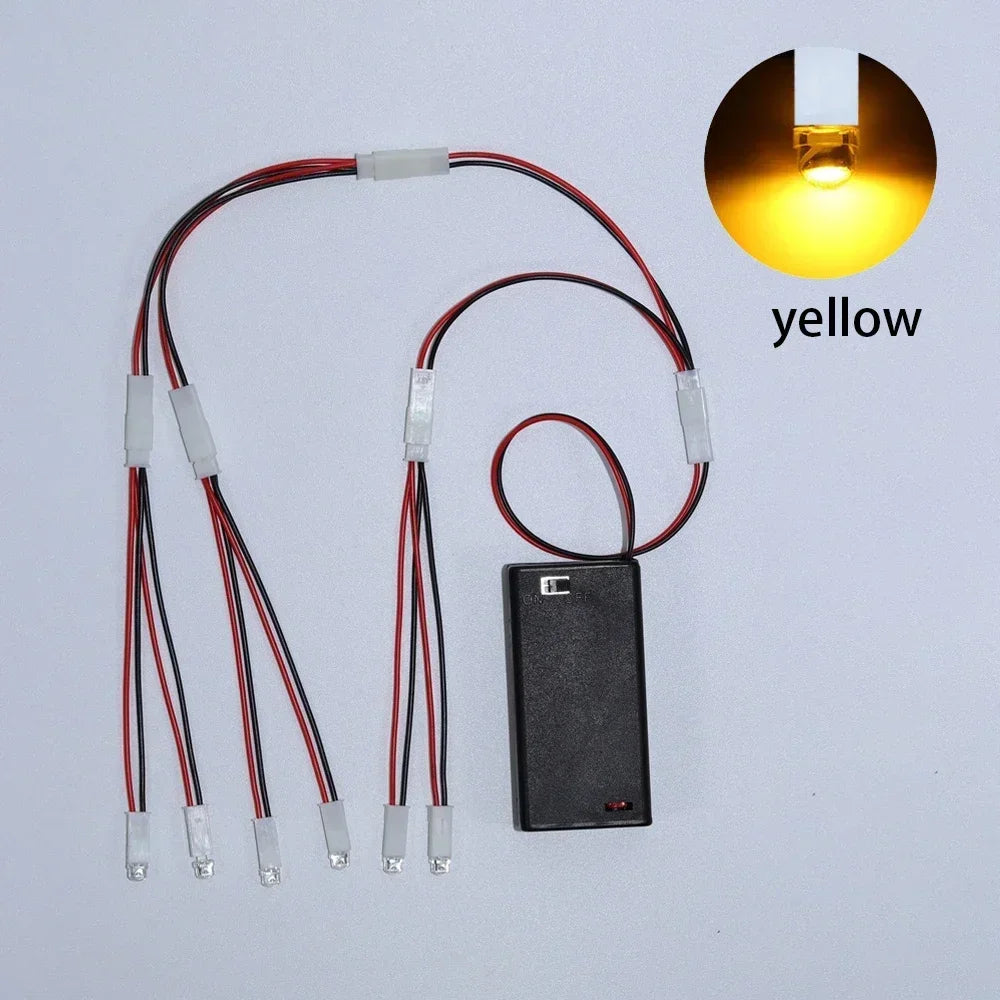 LED Mini Night Light – Battery-Powered DIY Model Lamp