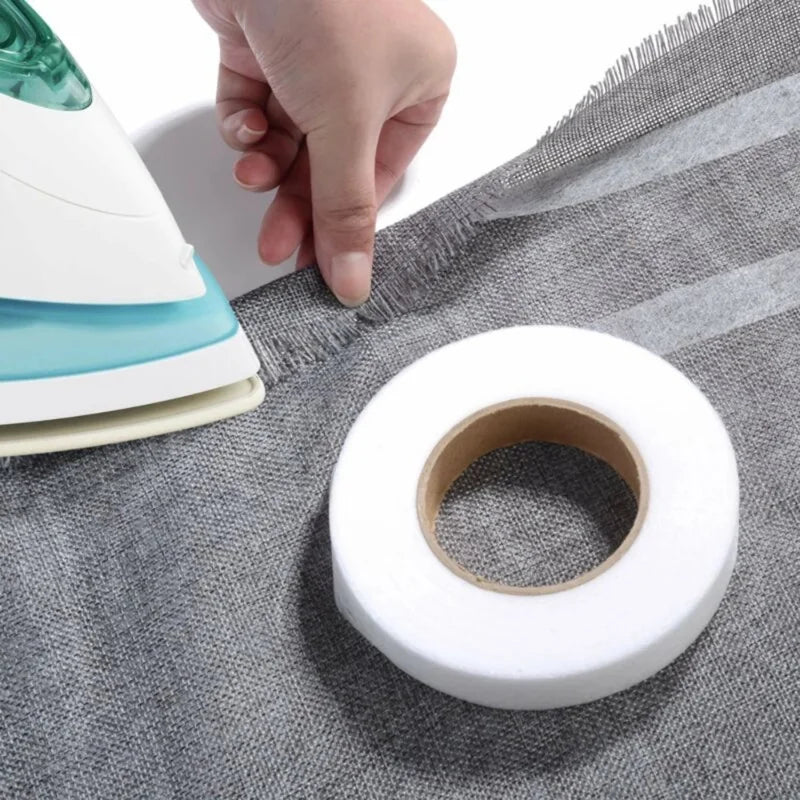 60M Iron-On Hem Tape – Self-Adhesive for Pants & Clothing