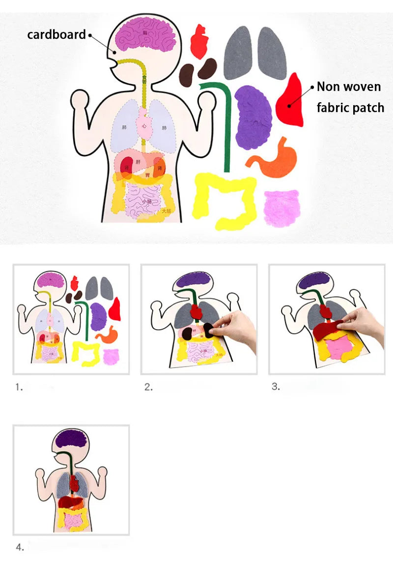 Children’s DIY Sewing Kit – Educational Felt Animal Craft Set