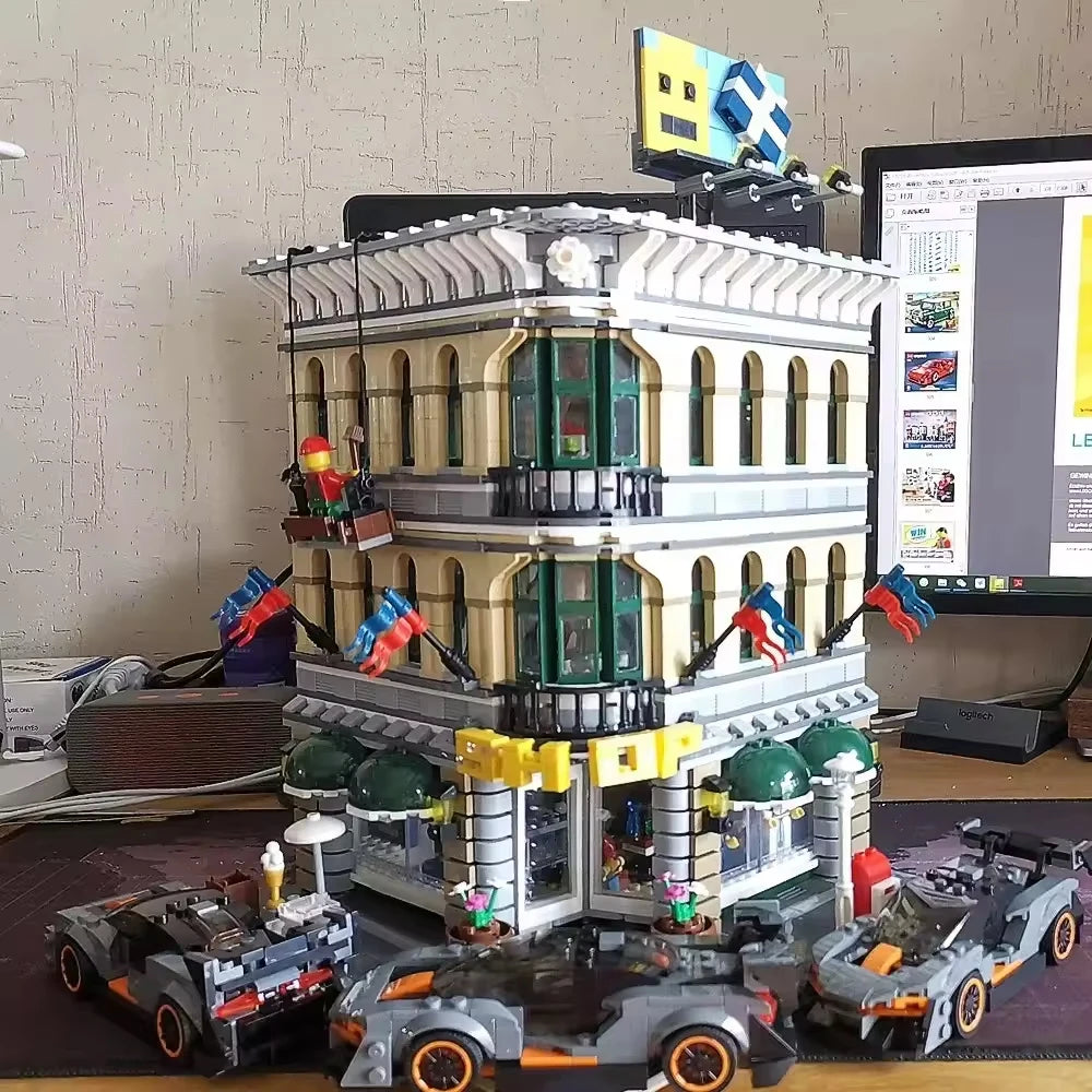 Creatoring Expert Brick Bank & Detective MOC – Street View Building Blocks