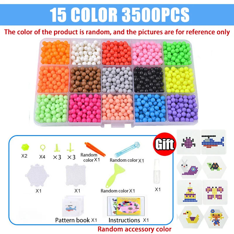 Magic Water Fuse Beads Set – DIY Craft & Sensory Toy Kit