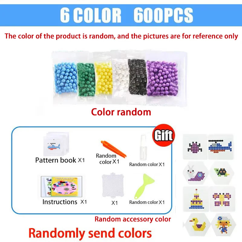 Magic Water Fuse Beads Set – DIY Craft & Sensory Toy Kit