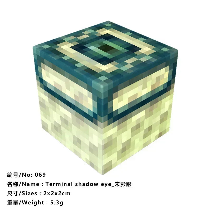 5pcs Magnetic Cube Blocks – Minecraft-Inspired Puzzle Toy Set