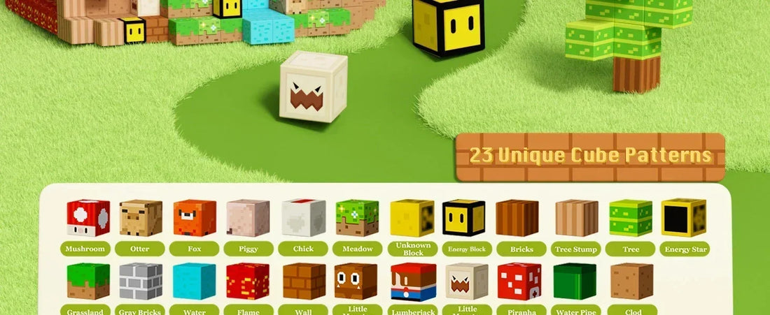Magnetic Building Block Cube Set – STEM Toy for Kids 3+
