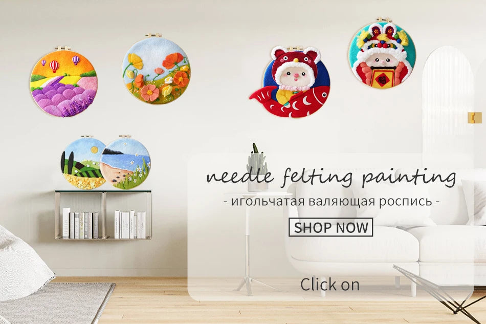 DIY Wool Felting Painting Ki