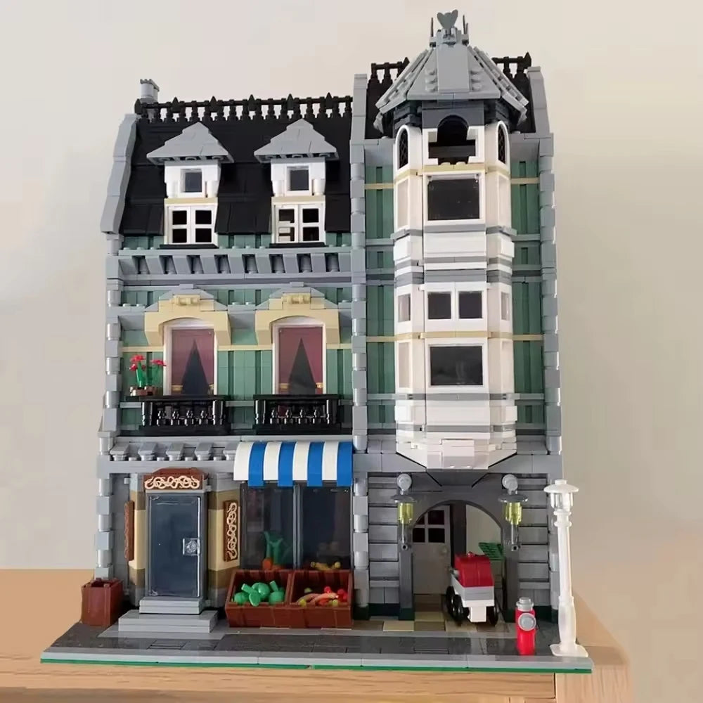 Creatoring Expert Brick Bank & Detective MOC – Street View Building Blocks