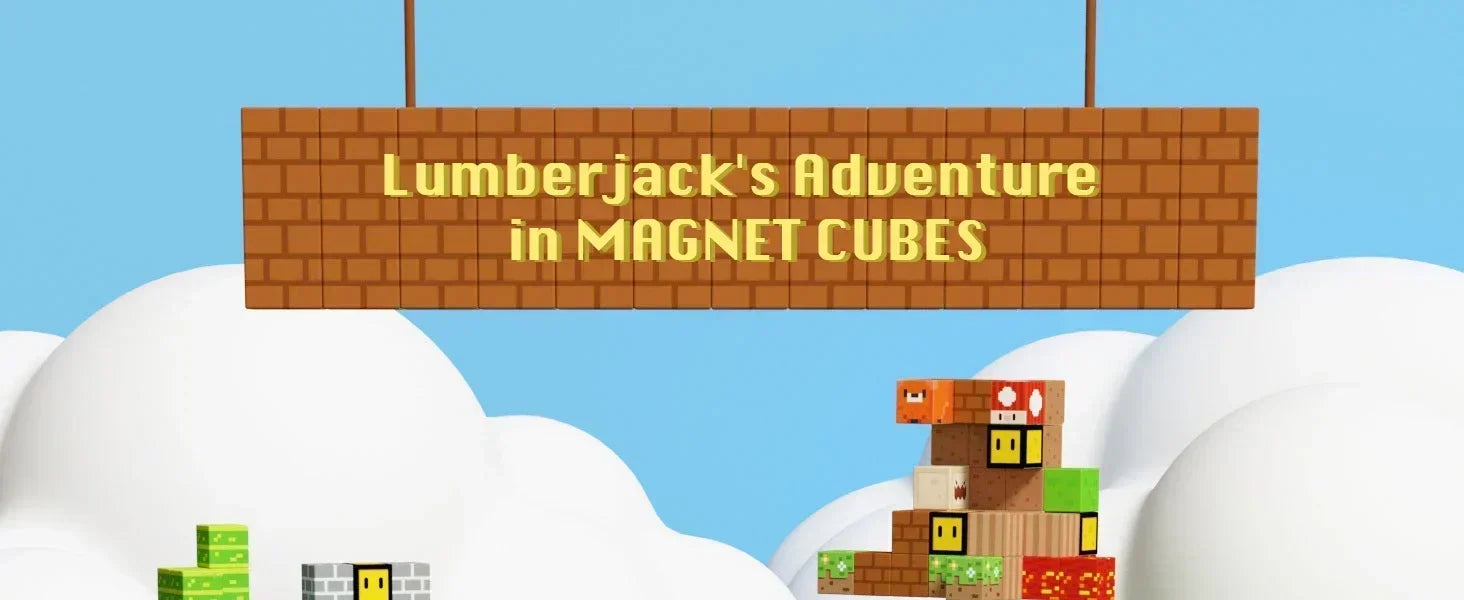 Magnetic Building Block Cube Set – STEM Toy for Kids 3+