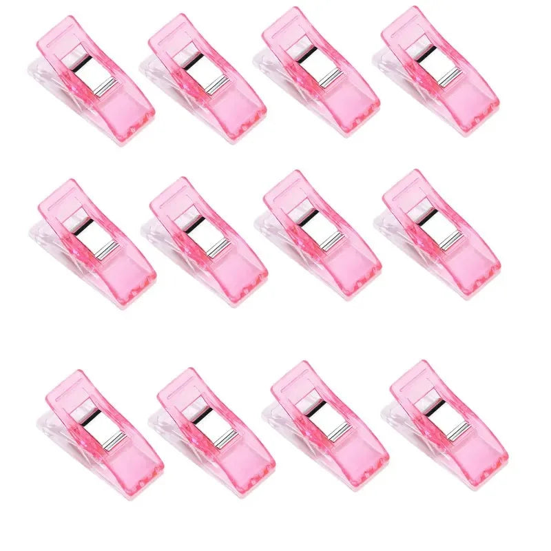 10-50pcs Multipurpose Sewing Clips – Plastic Craft & Quilting Clamps