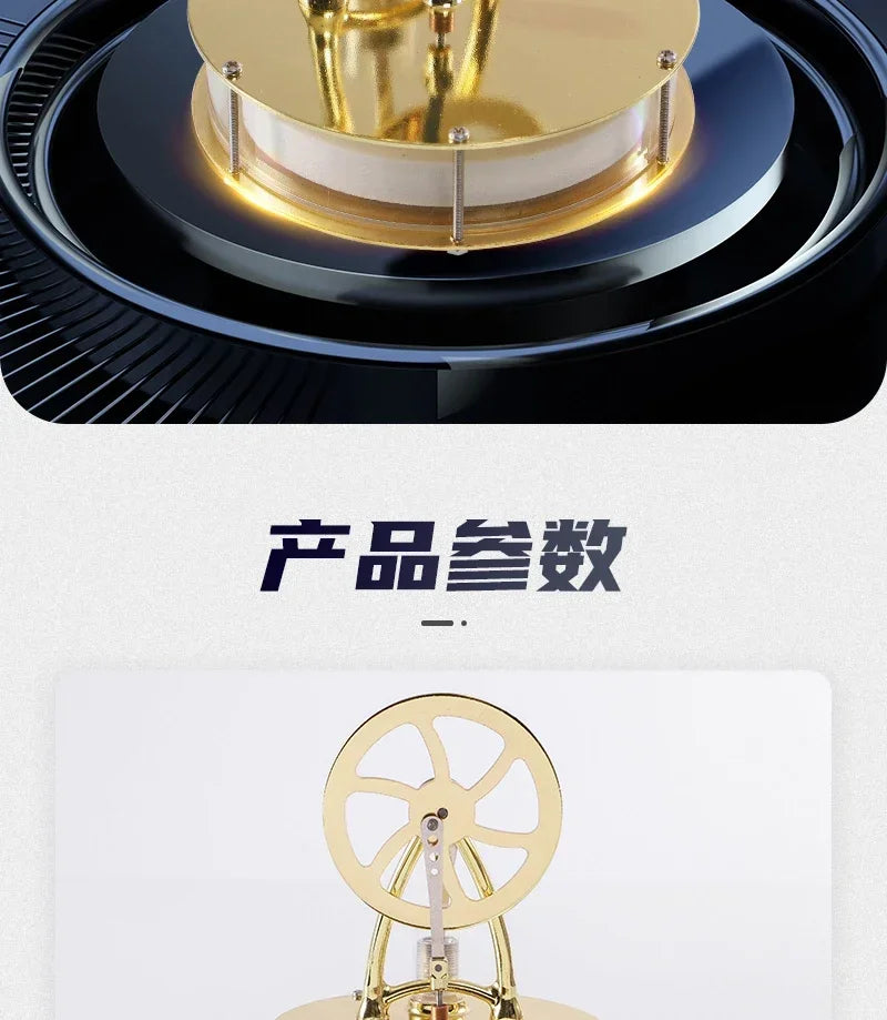 Low Temperature Stirling Engine Model Thermoacoustic External Combustion Engine Children's Educational Gift Birthday Gift