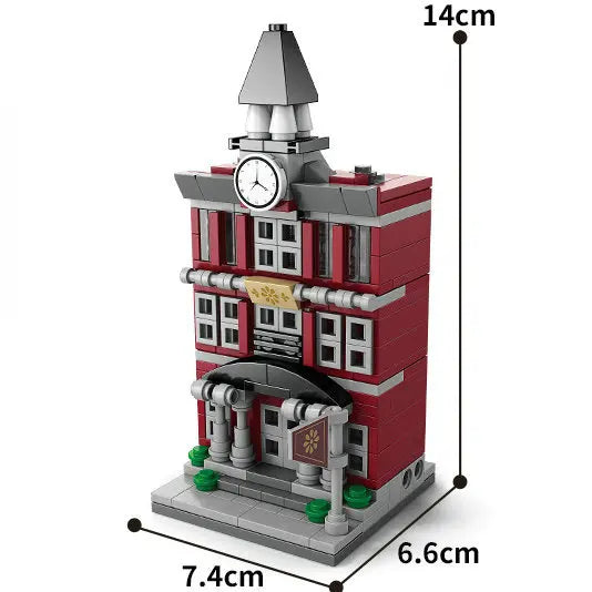 Mini City Street Snack Shop Blocks – Compatible Building Set