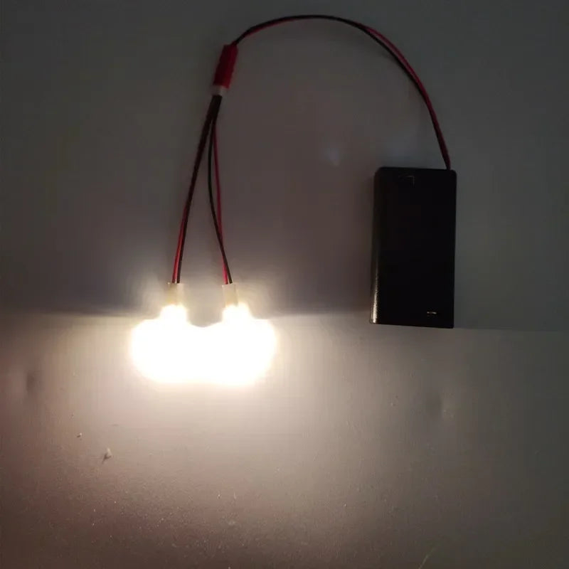 LED Mini Night Light – Battery-Powered DIY Model Lamp