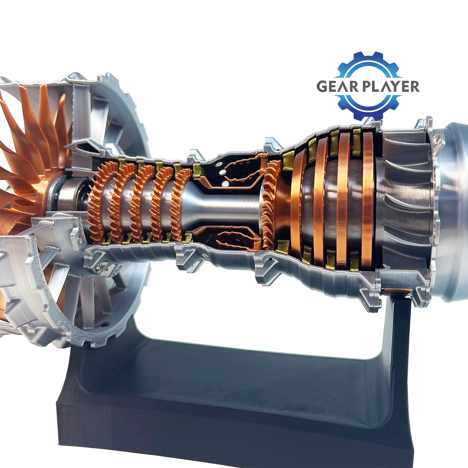 Turbofan Engine DIY Model – Educational Mechanical Aircraft Kit