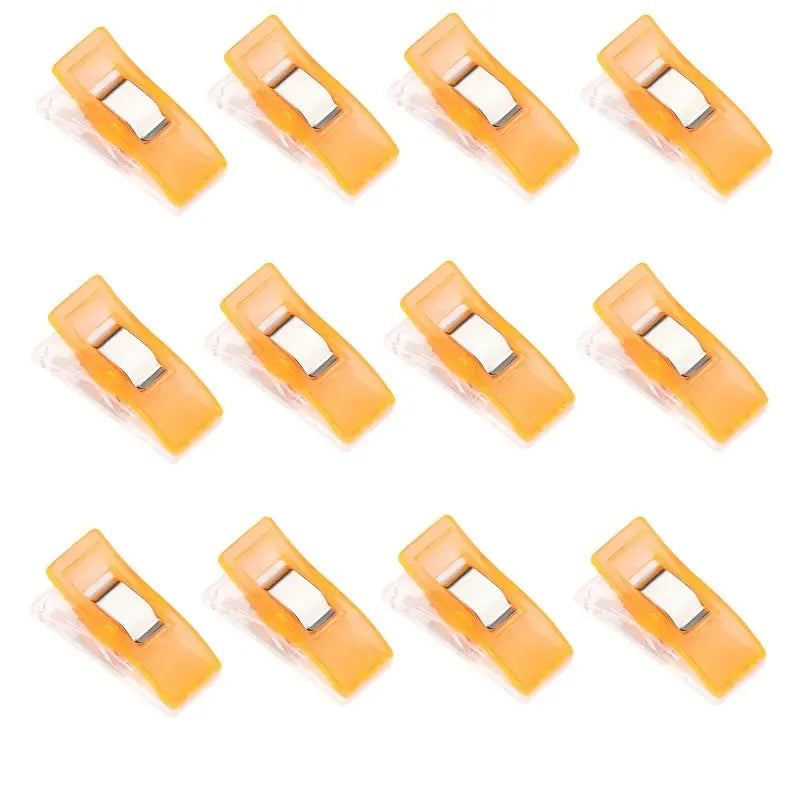 10-50pcs Multipurpose Sewing Clips – Plastic Craft & Quilting Clamps