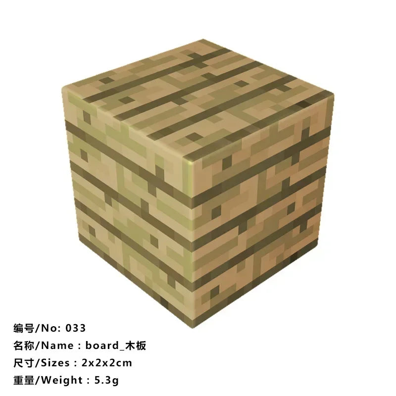 5pcs Magnetic Cube Blocks – Minecraft-Inspired Puzzle Toy Set