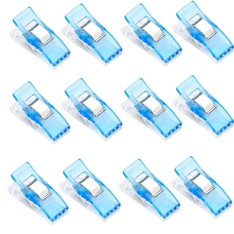10-50pcs Multipurpose Sewing Clips – Plastic Craft & Quilting Clamps